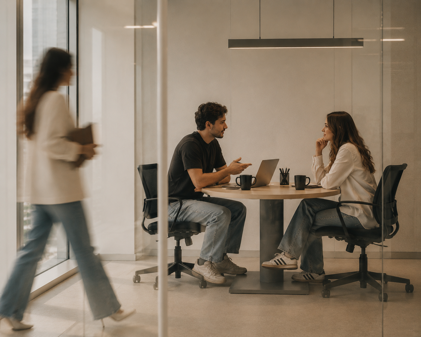 image of people working
